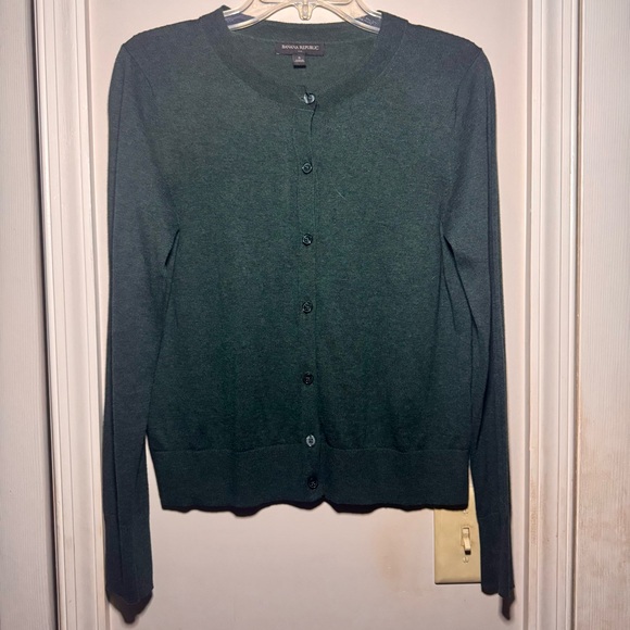 Banana Republic Forever Classic Crewneck Cardigan XS - Picture 16 of 17